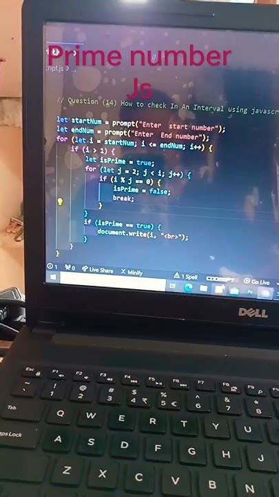 How To Check Prime Number Javascript Youtube