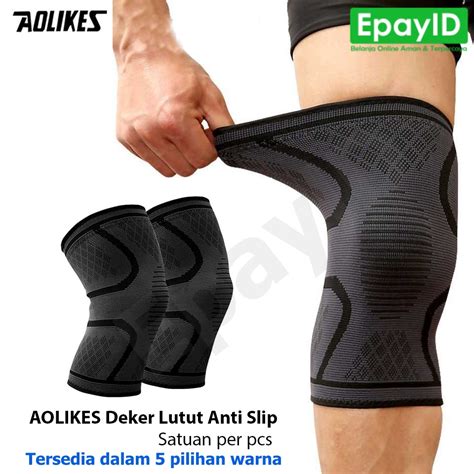 Jual Aolikes Deker Lutut Pcs Knee Support Pad A Brace Knee