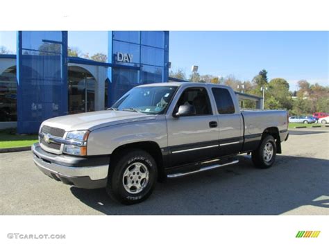 2004 Silver Birch Metallic Chevrolet Silverado 1500 Ls Extended Cab 4x4 87056972 Photo 20