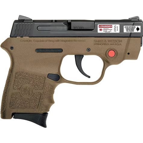 Smith And Wesson Mandp Bodyguard Fde Crimson Trace Red Laser 380 Acp Sub Compact 6 Round Pistol