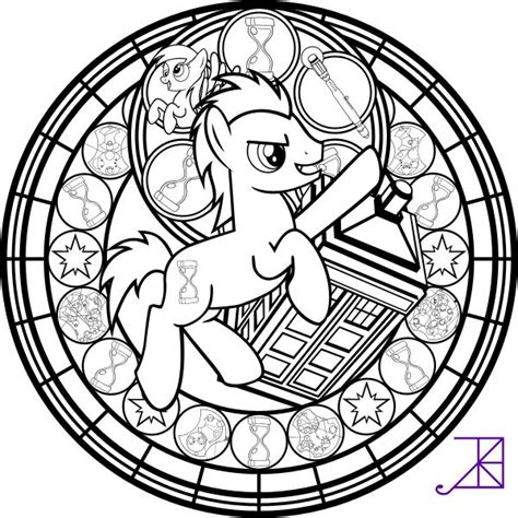 Simple Tardis Coloring Page