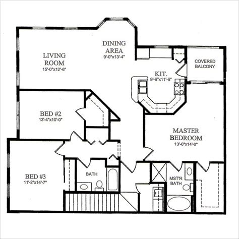 Floor Plans - Kings Isle Apartments of Stillwater