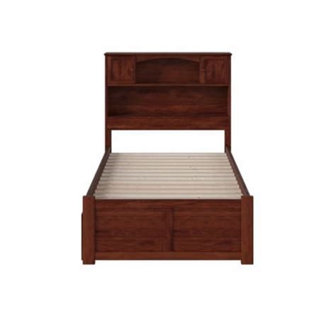 Afi Newport Twin Xl Solid Wood Bed With Twin Xl Trundle In Walnut 1 Fred Meyer