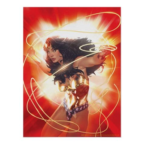 Wonder Woman Encyclopedia Cover Poster Zazzle Wonder Woman Comic