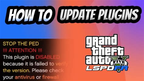 How To Update Lspdfr Plugins Stop The Ped Lspdfr Youtube