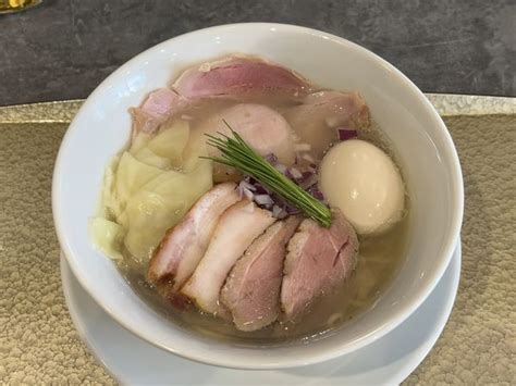 『中華蕎麦〈塩〉特上』宍道湖しじみ中華蕎麦 琥珀 池袋店のレビュー ラーメンデータベース