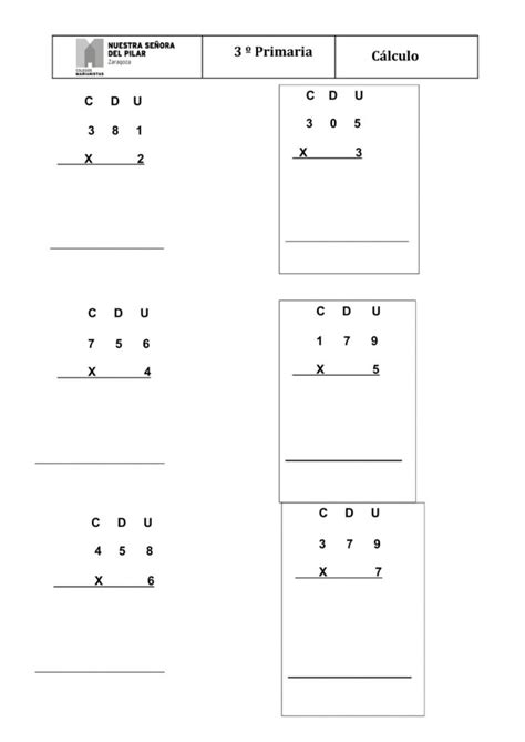 Ejercicios Matemáticas 1º Primaria metodo singapur