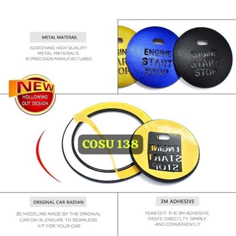 Promo Cover Tombol Start Stop Engine Push Button Toyota Yaris Cross