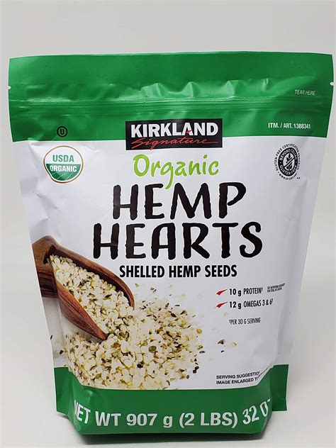 Kirkland Signature Organic Hemp Hearts Nutrient Rich Superfood For