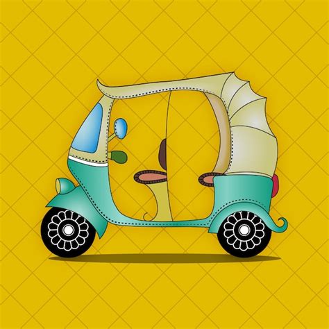 Premium Vector | Auto rickshaw