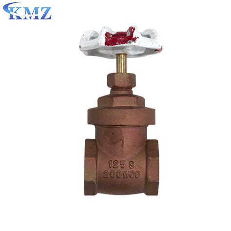 125s 200wog Pn16 Forged Body Bronze Color Water Type Brass Gate Valve 25mm 2 Inch China Brass