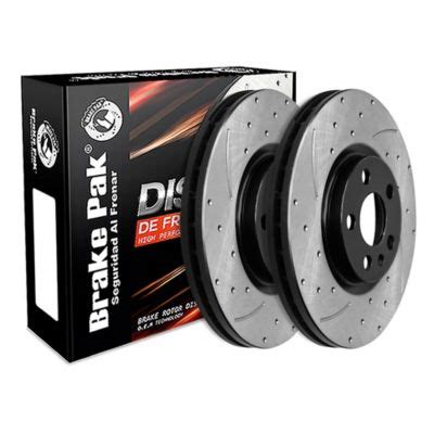 Set X Discos De Freno Brake Pak Para Peugeot High Performance