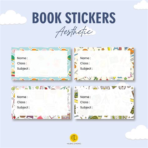 Harga Sticker Nama Buku Sekolah Terbaru Juli Biggo Indonesia