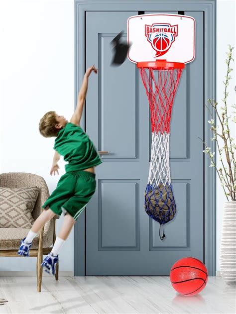 Basketball Laundry Hamper For Kids Slam Dunk Fun Over The Door 2 In