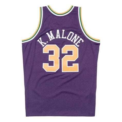 Camiseta Utah Jazz De Karl Malone Swingman Baloncesto