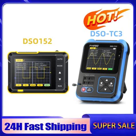 FNIRSI Osciloscopio Digital Port Til DSO152 TC3 Con Ancho De Banda De