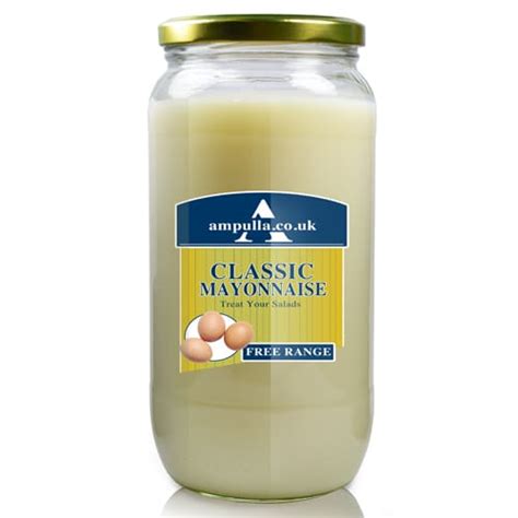 Ml Glass Mayonnaise Jar With Lid Ampulla