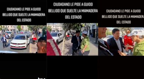 Tiktok Viral Per Ciudadano Encara A Guido Bellido Por Vivir Del