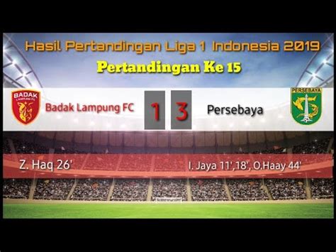 Hasil Liga Badak Lampung Fc Vs Persebaya Madura United Vs