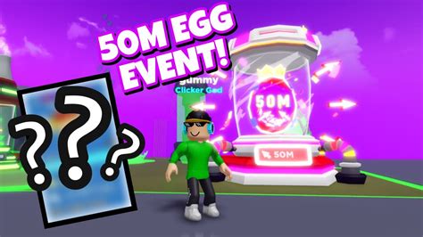 I Hatched This In The Newest 50m Event Egg In Clicker Simulator Youtube