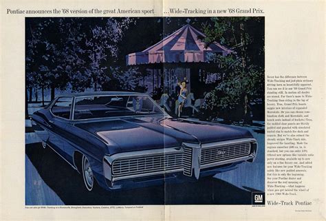 The Great American Sport Pontiac Grand Prix Ad 1968