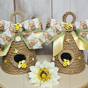 Winnie The Pooh Beehive Winnie The Pooh Baby Shower Decor Pooh Baby