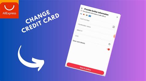 How To Change Credit Card On Aliexpress Youtube