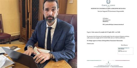 Messina Semaforo Verde Dalla Corte Dei Conti Approvato Il Piano Di