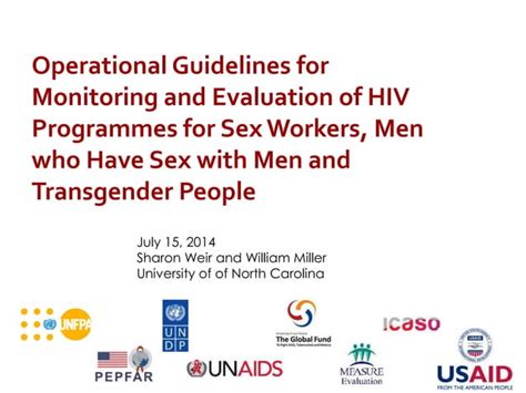 Operational Guidelines For Monitoring And Evaluation Of Hiv Programmes