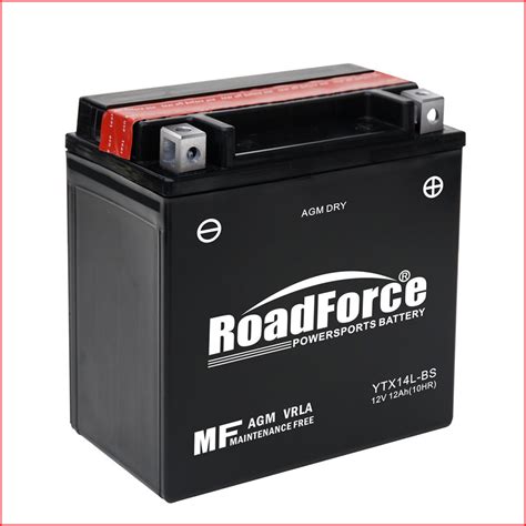 Ytx14L BS Roadforce Maintenance Free Mf Motorcycle Battery Yuasa Type