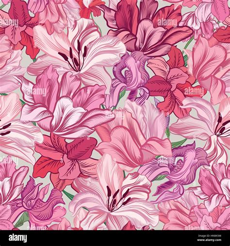 Floral Seamless Pattern Flower Background Floral Seamless Texture