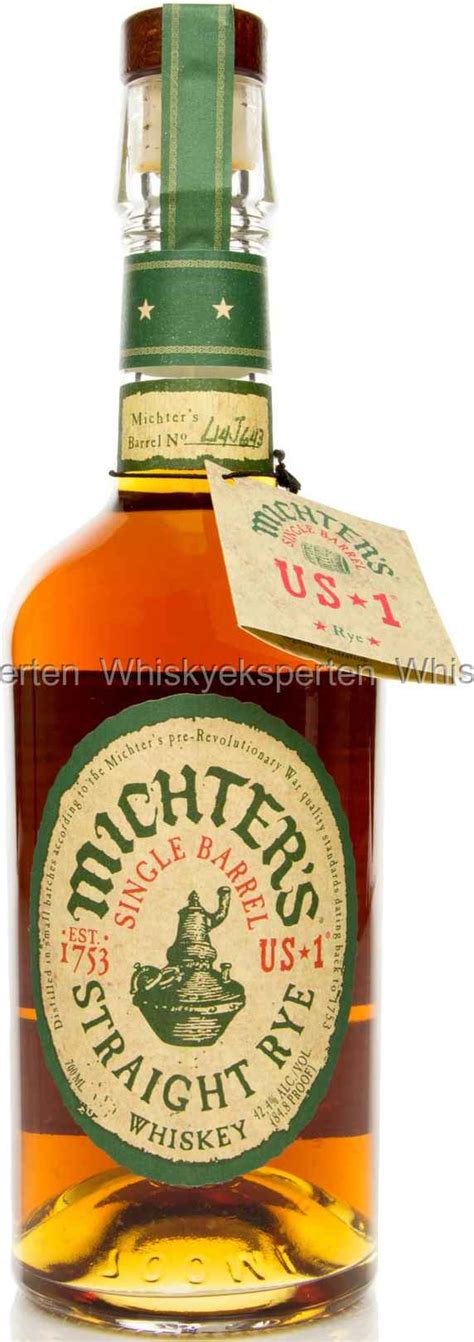 Michter S Us Single Barrel Rye Whisky