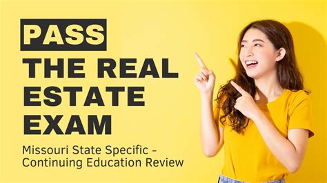 Missouri State Specific Exam Prep Continuing Education Review YouTube