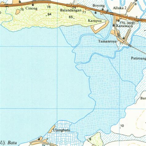 Jeneponto (1818-61) Map by Badan Informasi Geospasial | Avenza Maps