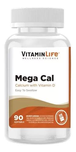 Mega Cal C Psulas Blandas Vitamin Life Mercadolibre