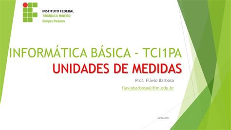 Ppt Inform Tica B Sica Tci Pa Unidades De Medidas Powerpoint