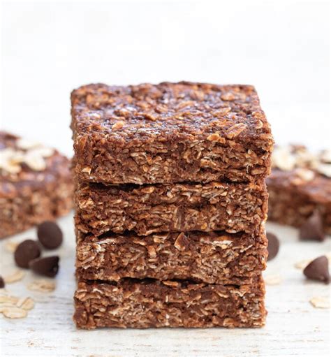 3 Ingredient No Bake Chocolate Oatmeal Bars No Flour Eggs Or Butter Kirbies Cravings