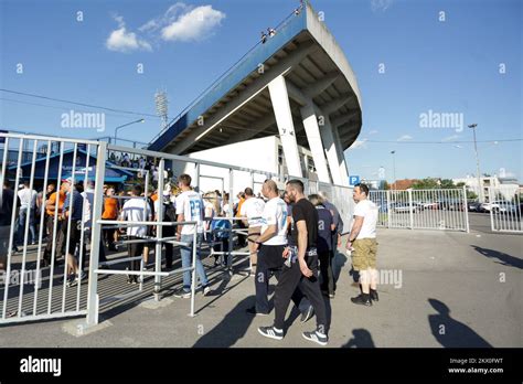 Zagreb Kroatien Hnk Rijeka Fans Der Verein Aus