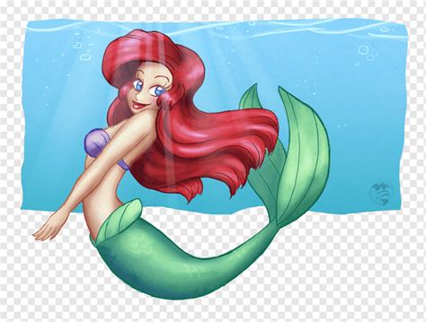 Sirena Ariel Acuarela Pintura Dibujo Sirena Pintura De Acuarela