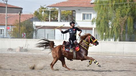 Breathtaking Horse Javelin Competition In Kayseri