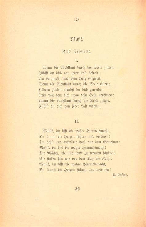 Lyrische Gedichte Aus Basel Basler Jahrbuch 1895