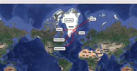 Leif Ericson's Voyage (Early Viking) : Scribble Maps