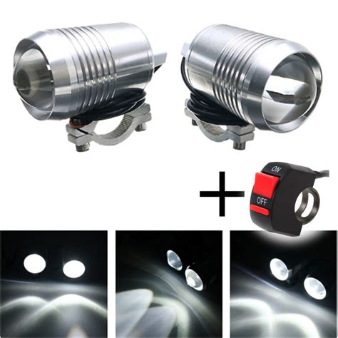 Mofaner 2 Stuks 30W Motorfiets Koplamp U2 Led Rijd Grandado