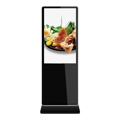 Inch Lcd Advertising Device Touch Screen Android Floor Stand Kiosk