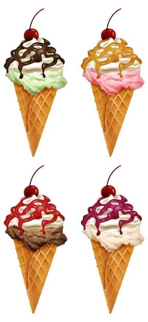 Vectores E Ilustraciones De Cono Helado Png Para Descargar Gratis Freepik