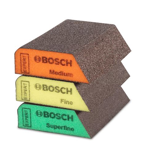 Bosch 2 608 901 174 EXPERT 3 Pack 69mm X 97mm X 26mm Medium Fine