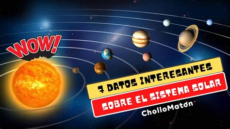 7 Datos Interesantes Y Curiosos Que Quizás No Conocías Sobre El Sistema Solar Youtube