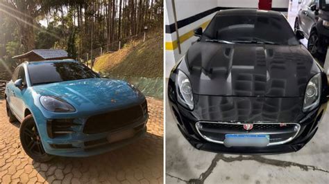 A Gazeta De Porsche A Jaguar Os Carros Apreendidos Em Operação Da Pf