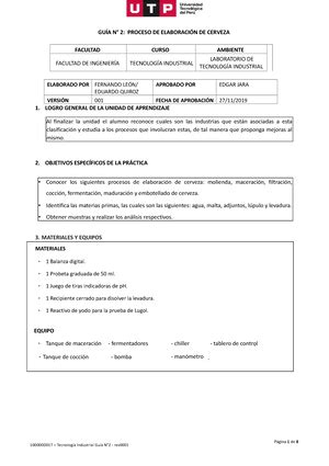 ACV S04 Tarea Calificada 1 ECV Grupo 4 UNIVERSIDAD TECNOLÓGICA DEL