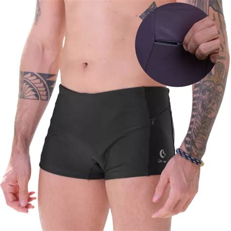 Sunga Boxer Masculina Bolso Lateral E Cordão Frontal Top MercadoLivre